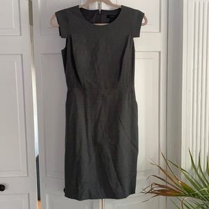 J. Crew Grey Cap Sleeve Dress with Pockets